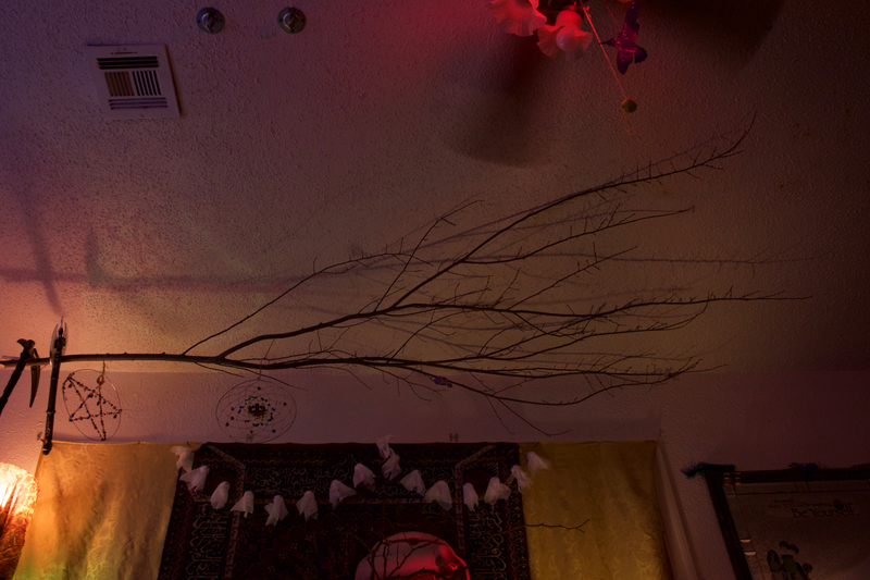 Things were stuck upon it. I thought it was gonna be more fairies and butterflies, but I’m not the decorator.